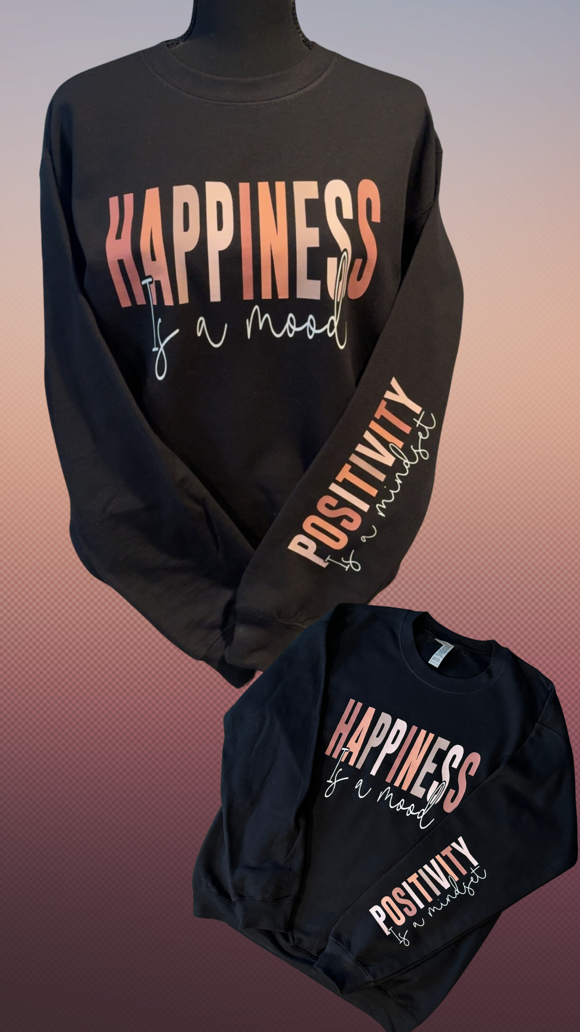 Happiness is a mood, positivity is a mindset