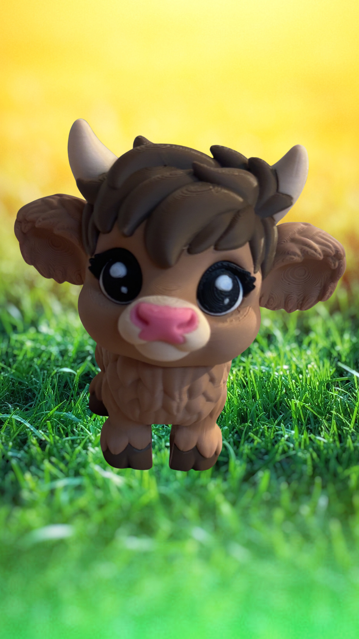 3D Highland Cow