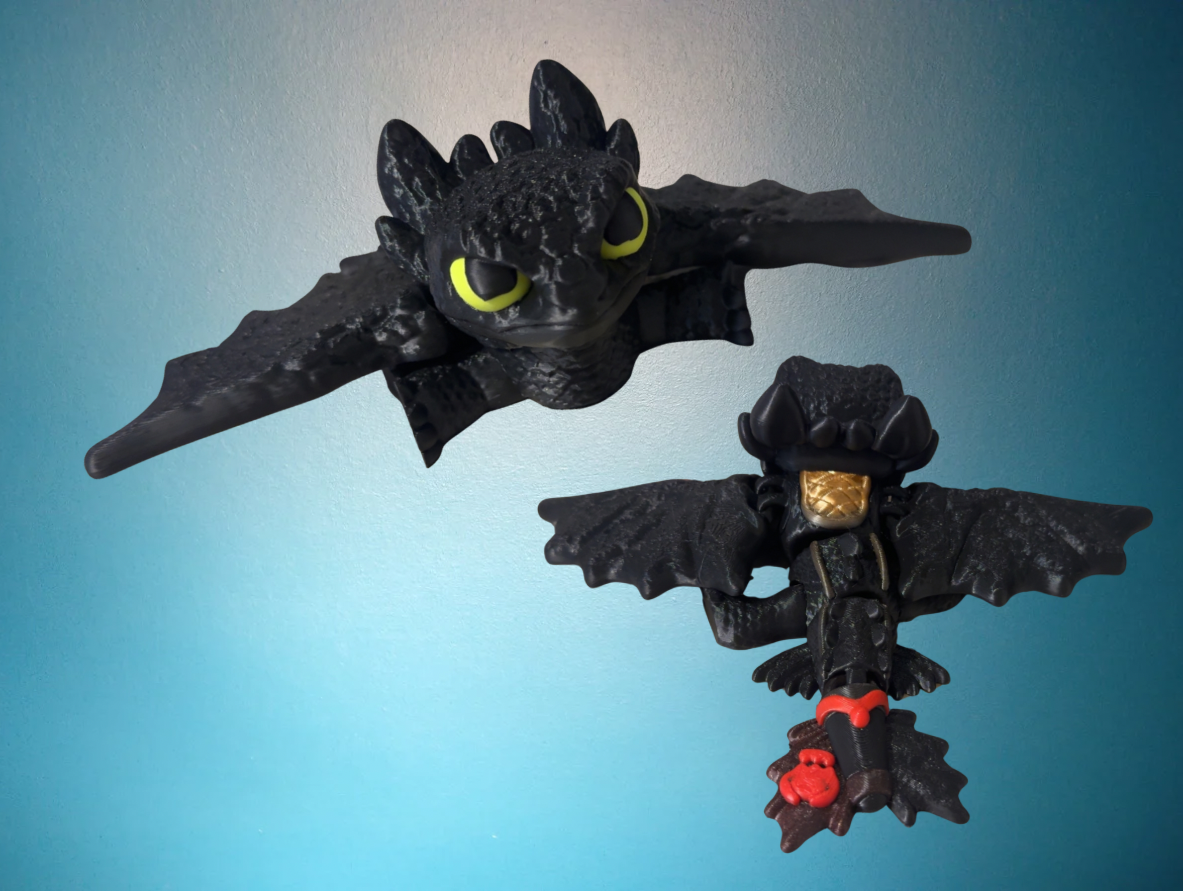 Mini Toothless Dragon
