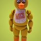 Yellow Chicken Horror Animatronic – Articulated 3D Printed Figure