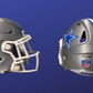 Dallas Football Mini Helmet – 3D Printed Cowboys Inspired Collectible