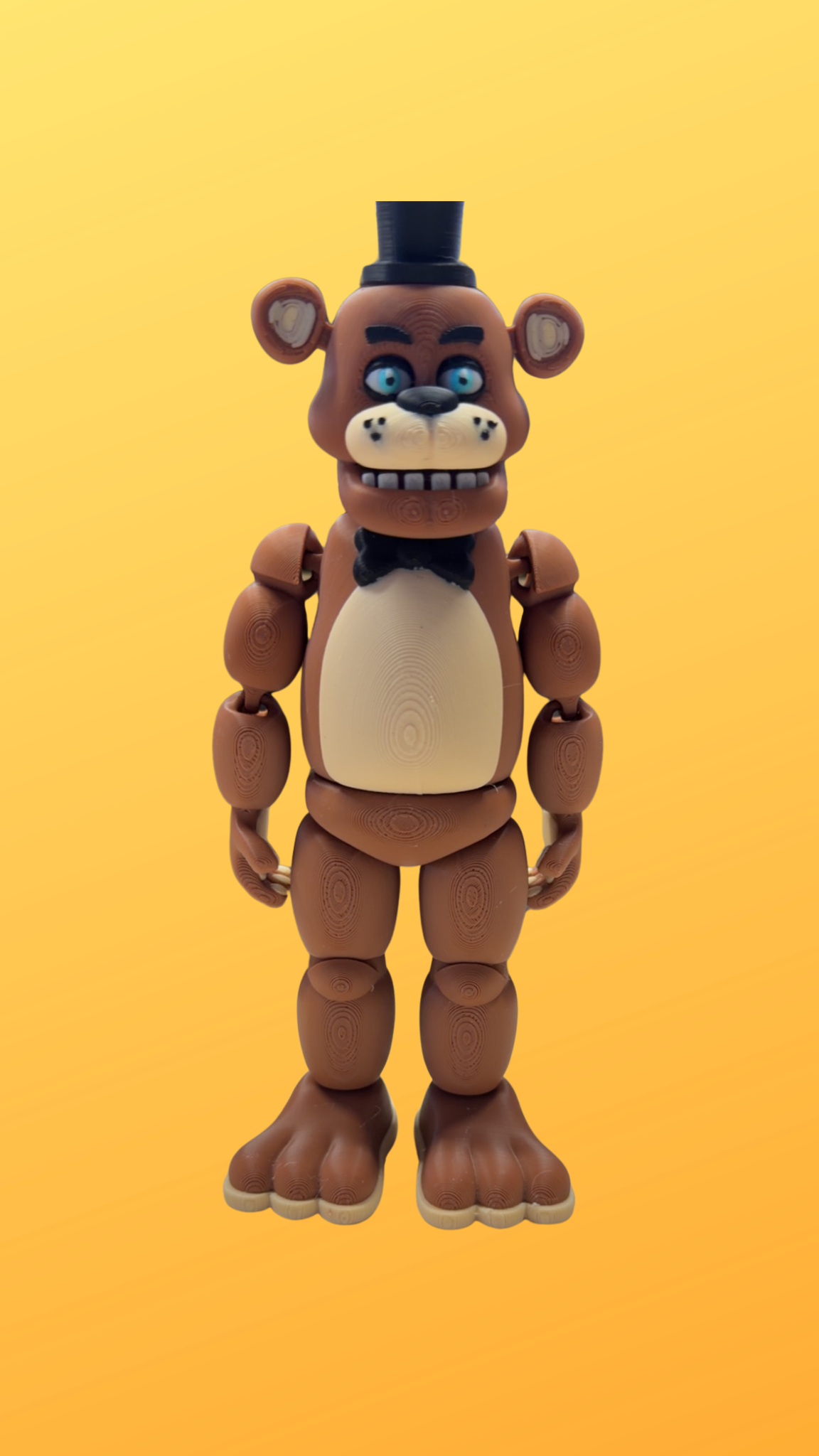Brown Bear Horror Animatronic – Articulated 3D Printed Figure