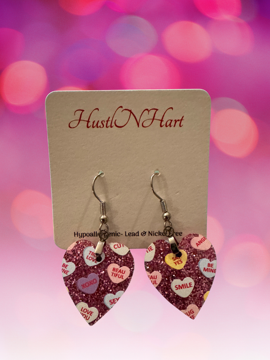 Conversation Heart Earrings