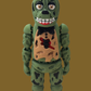 Green  Rabbit Horror Animatronic – Articulated 3D Printed Figure