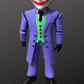 Green-Haired Villain – Articulated 3D Printed Figure