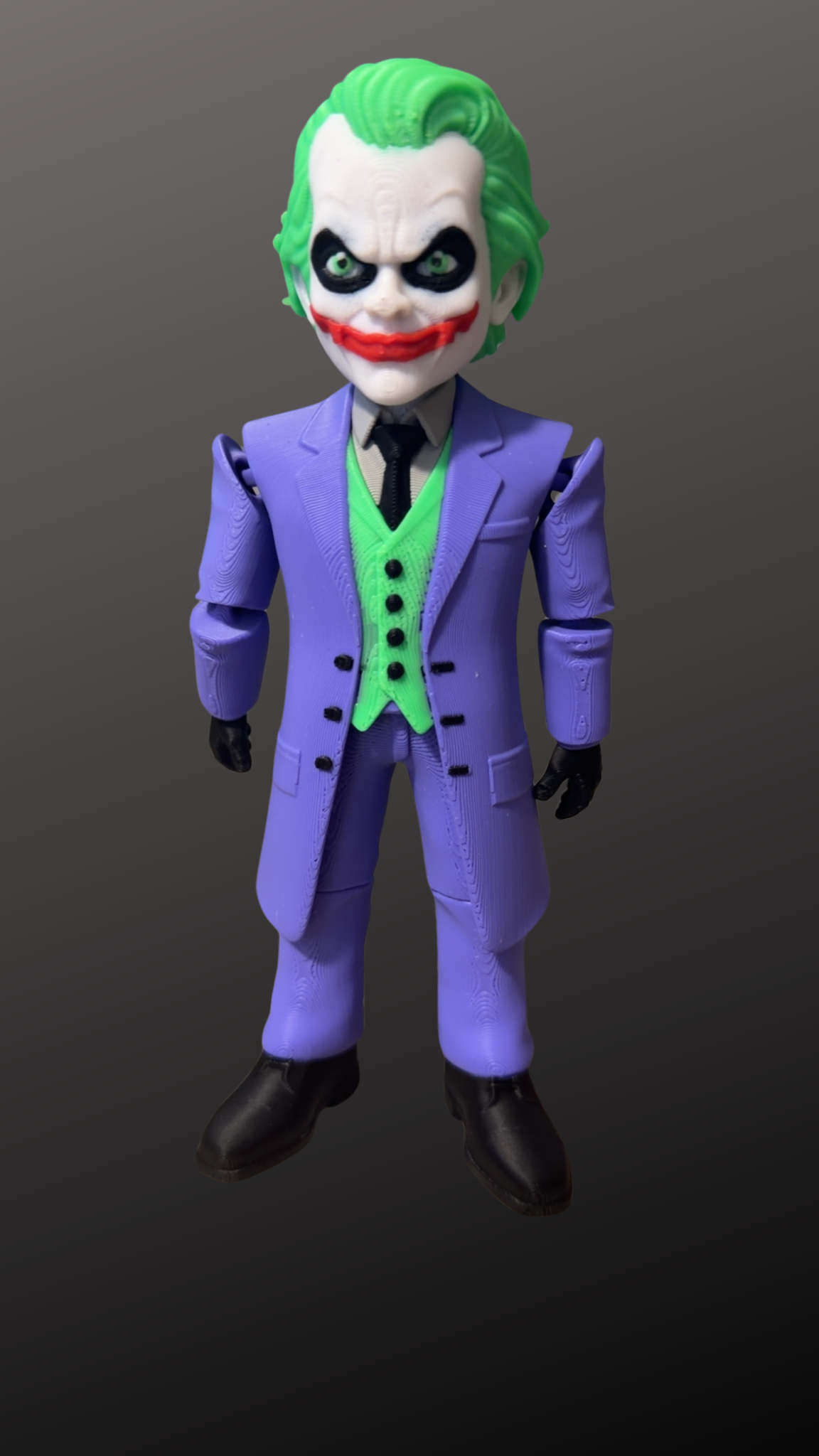 Green-Haired Villain – Articulated 3D Printed Figure