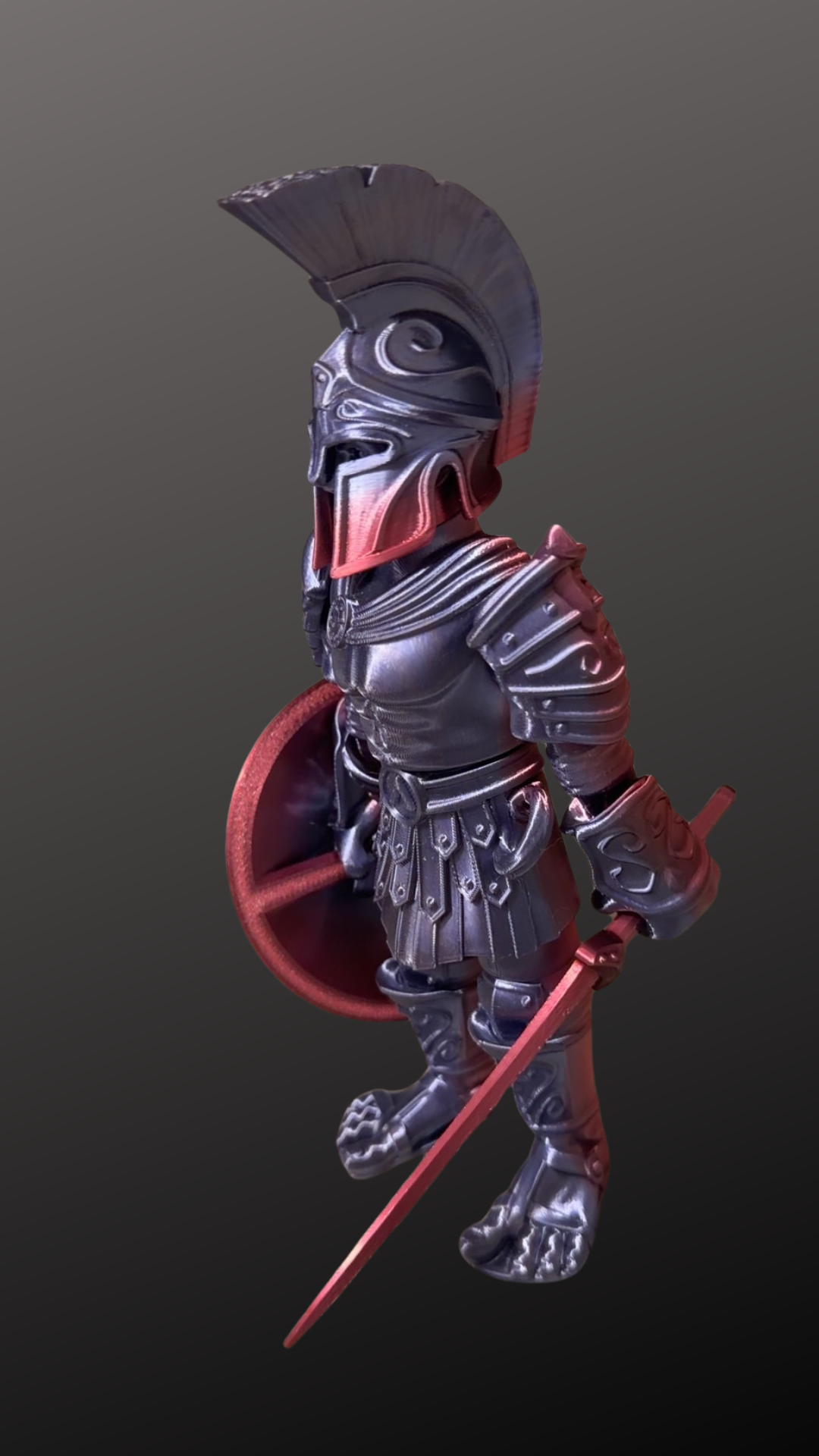 Spartan Warrior – Articulated 3D Printed Figure