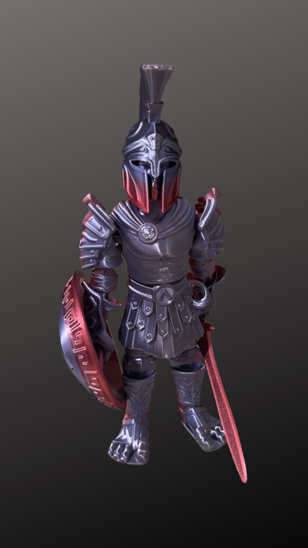 Spartan Warrior – Articulated 3D Printed Figure