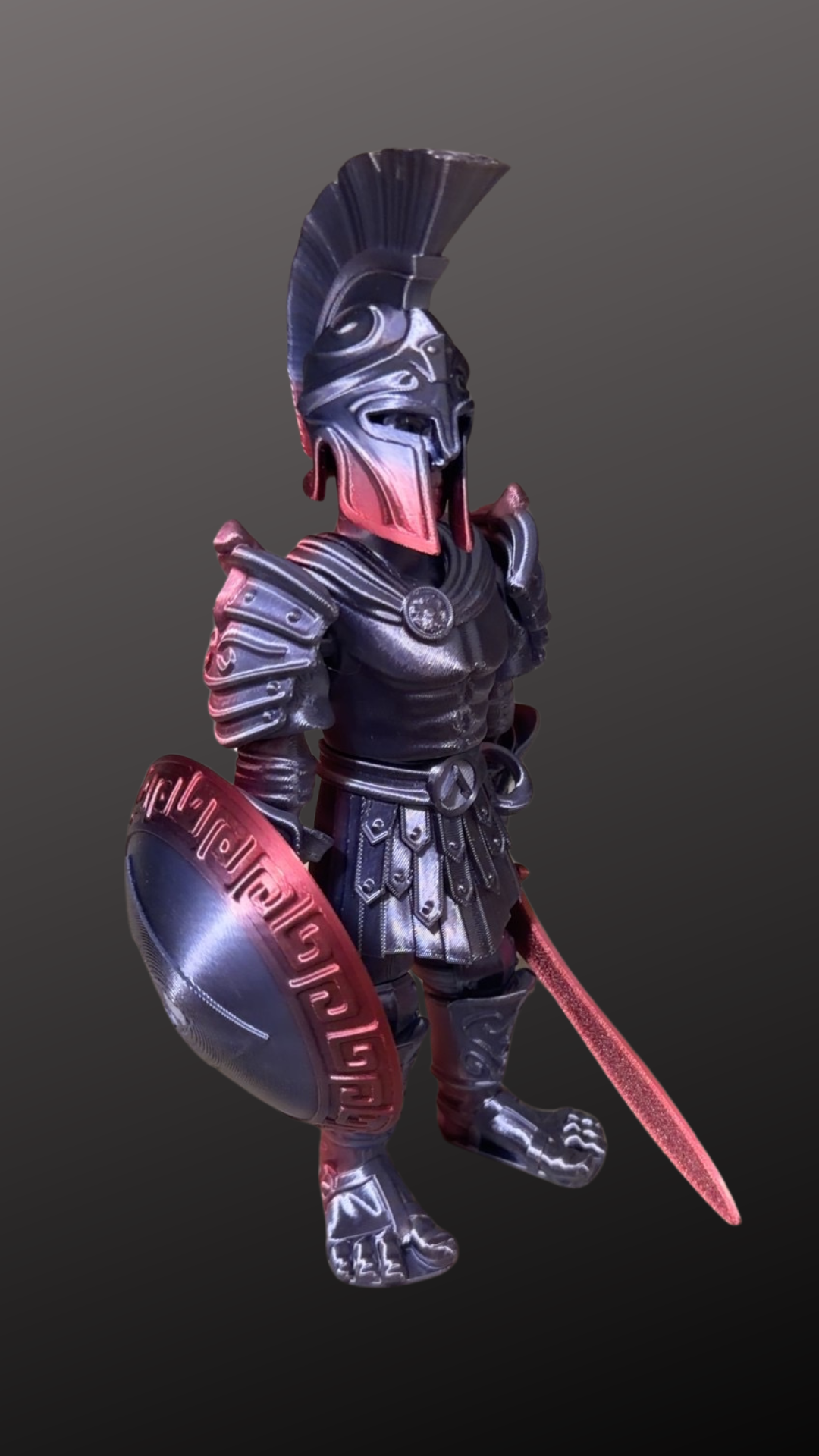 Spartan Warrior – Articulated 3D Printed Figure