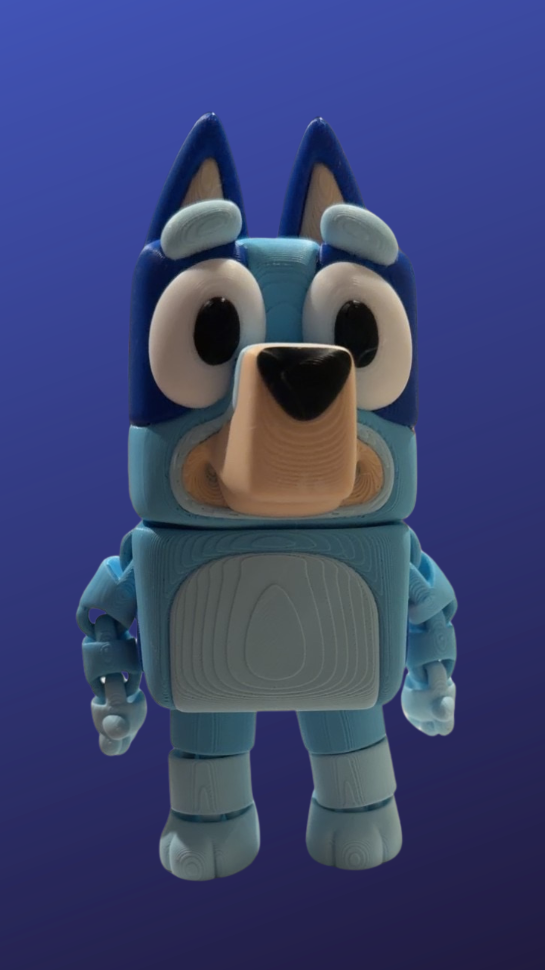 Blue Heeler Pup – Articulated 3D Printed Figure