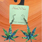 Marijuana Leaf Earrings