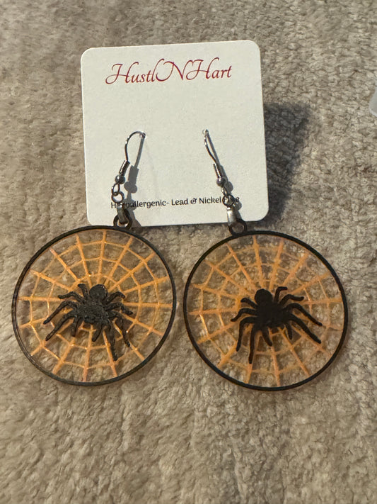 Spider Web Earrings