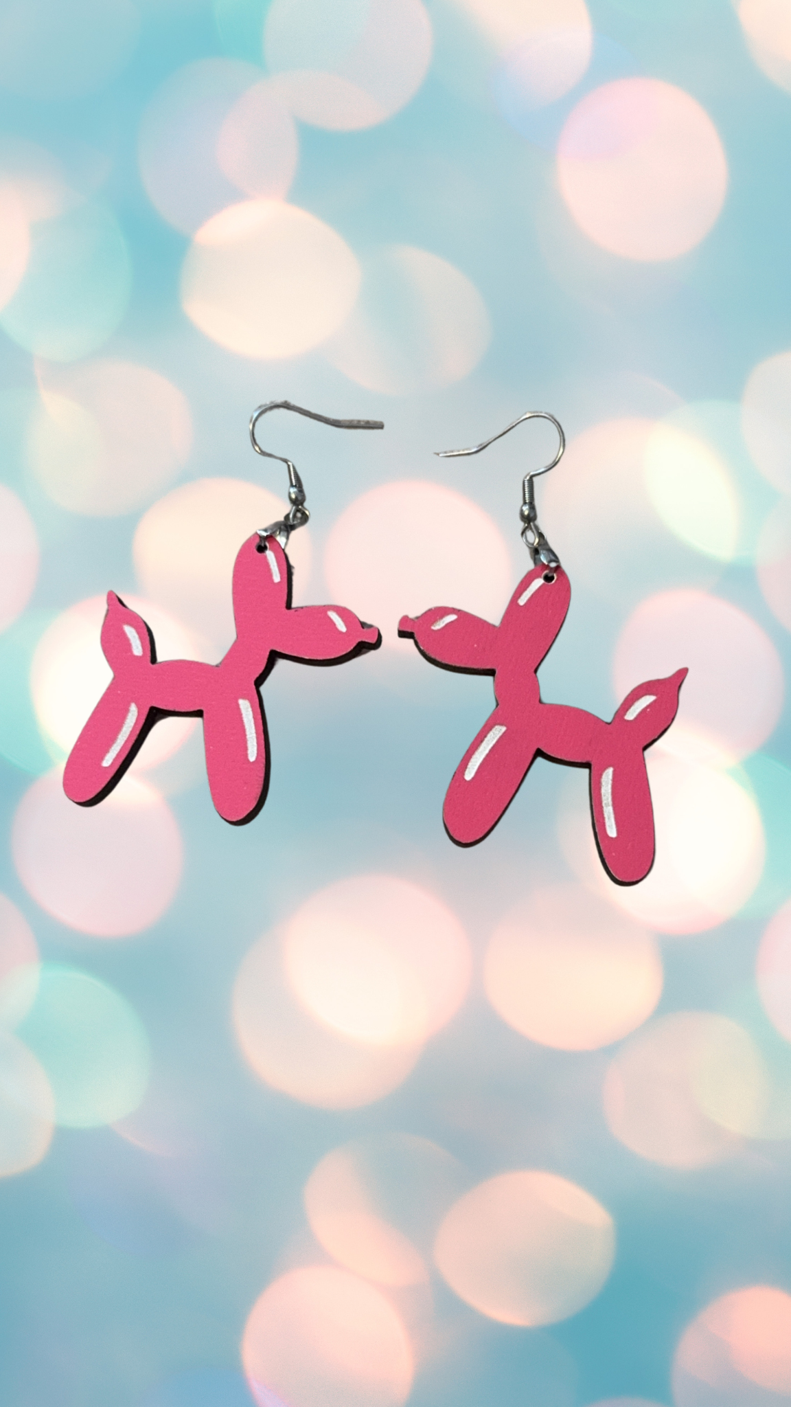 Balloon Dog Earrings