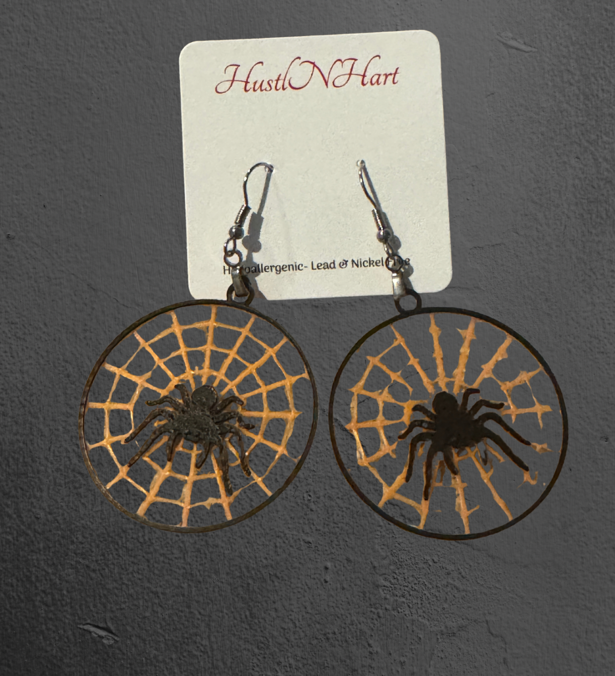 Spider Web Earrings