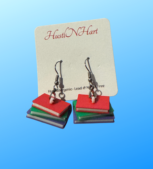 Books Earrings