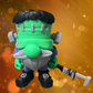 Frankenstein Gnome with axe