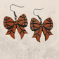 Basketball Bow Earrings