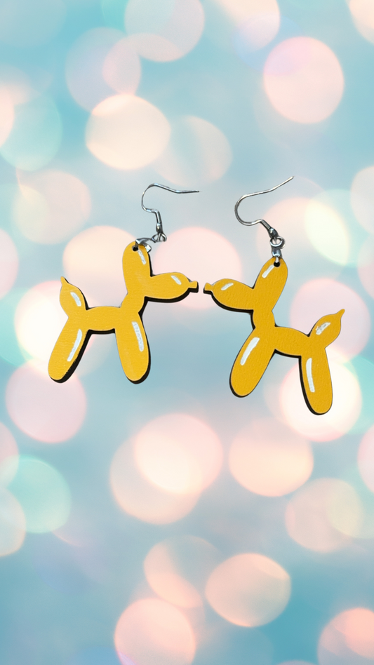 Balloon Dog Earrings