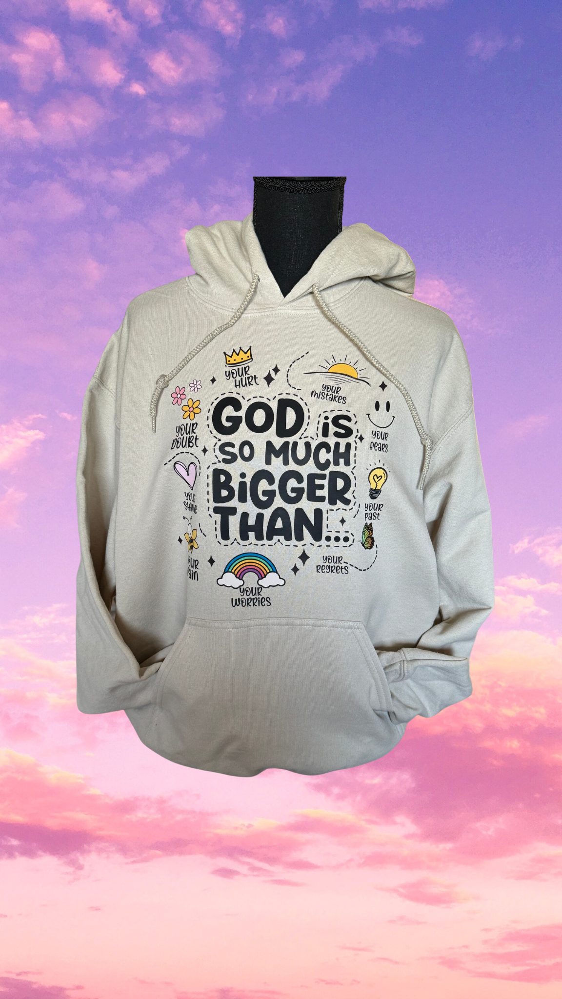 God is Bigger Than Hoodie