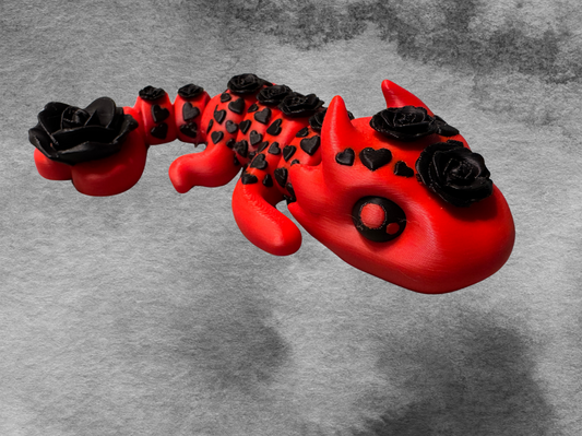 Red/Black Rose Dragon